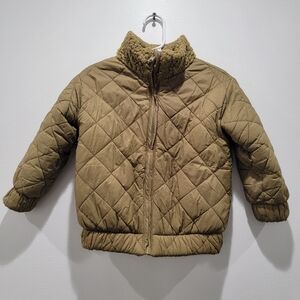 Little Co. By Lauren Conrad Olive Green Reversible Jacket 24 Months